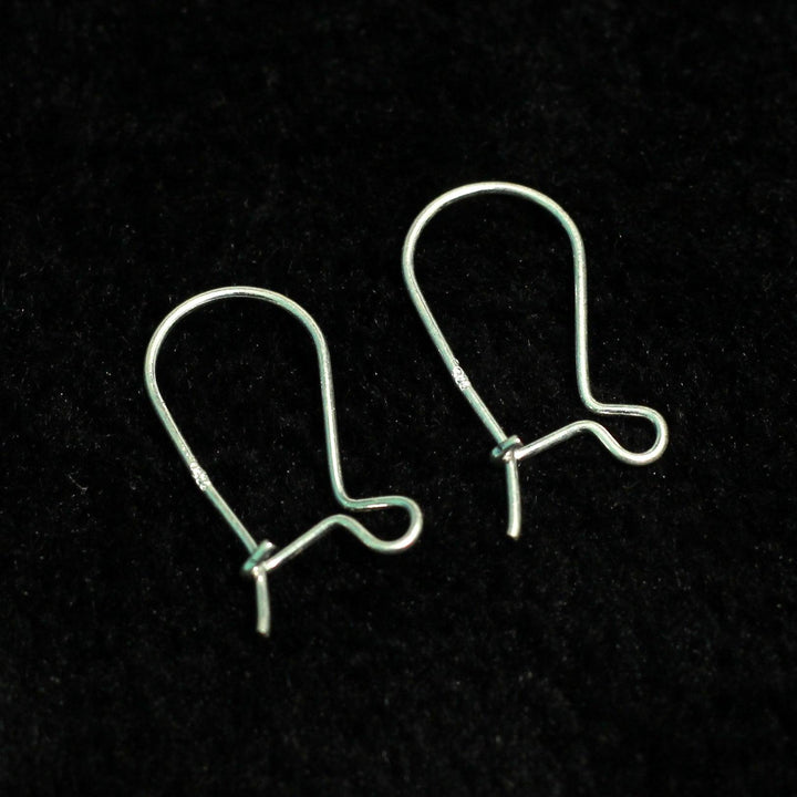 92.5 Sterling Silver Kidney Wire 21x18mm