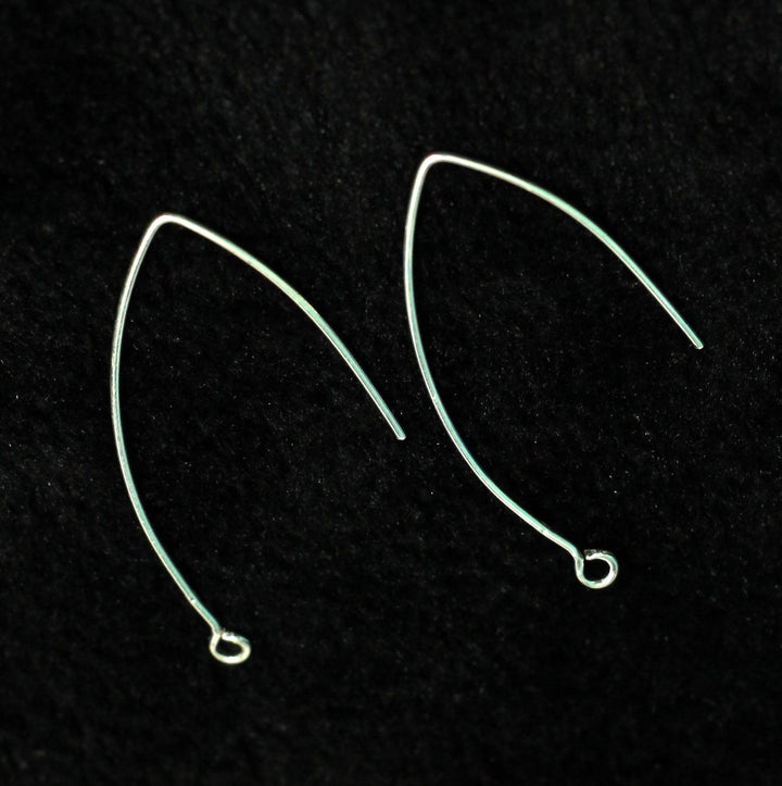 92.5 Sterling Silver Large Earwire 42x28mm