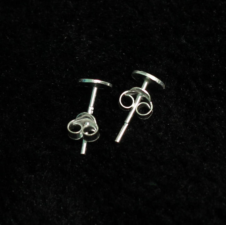 92.5 Sterling Silver Flat Pad Stud and Earring Back