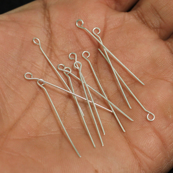 92.5 Sterling Silver 30mm Eyepin