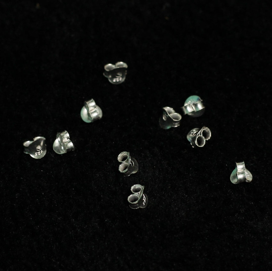 92.5 Sterling Silver Earring Backs 4mm