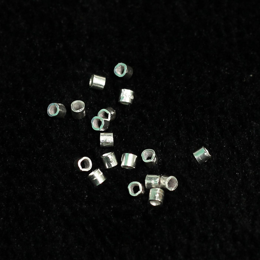 92.5 Sterling Silver 2x2mm Crimps