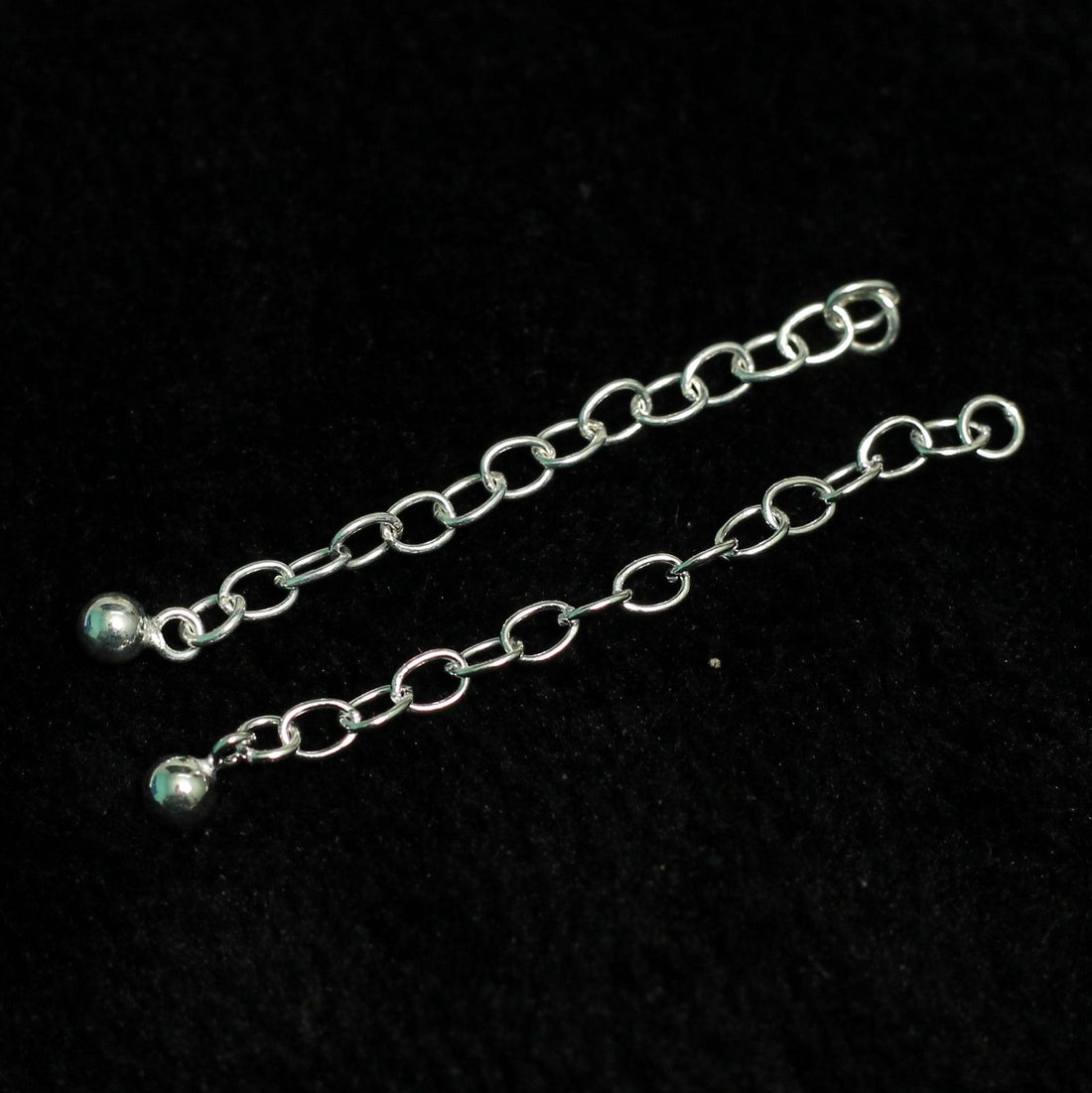 92.5 Sterling Silver Ball Chain Extension 55x4mm