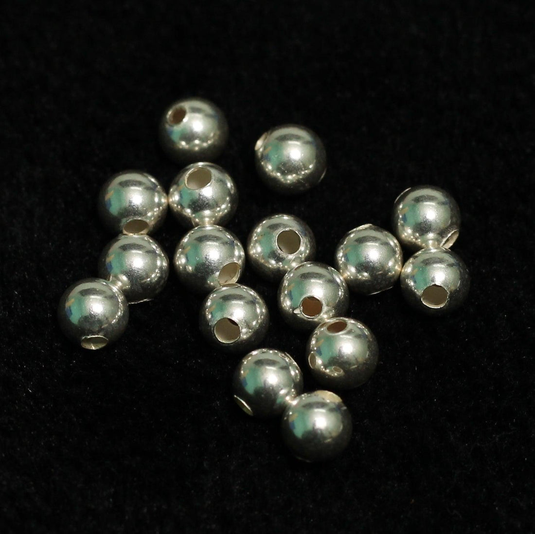 92.5 Sterling Silver 5.5 mm Beads