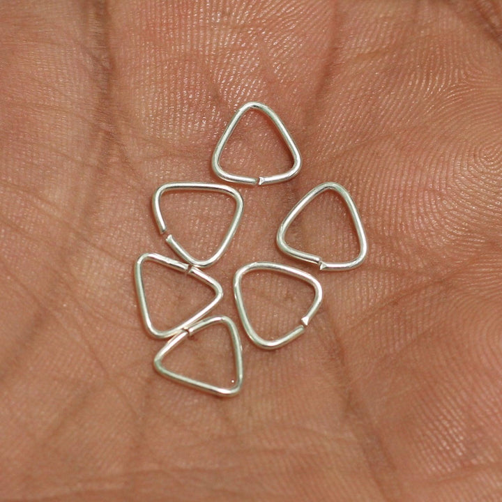 92.5 Sterling Silver Triangle Open Jump Rings