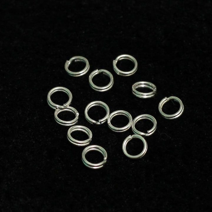 92.5 Sterling Silver  Split Rings