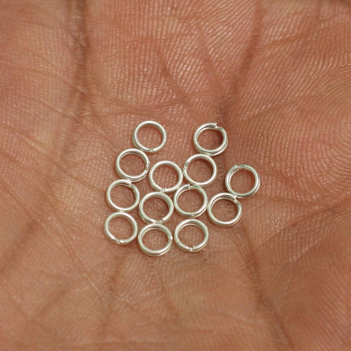 92.5 Sterling Silver  Split Rings