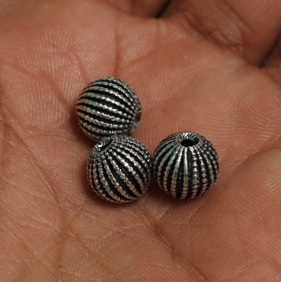 92.5 Sterling Silver Football Bead