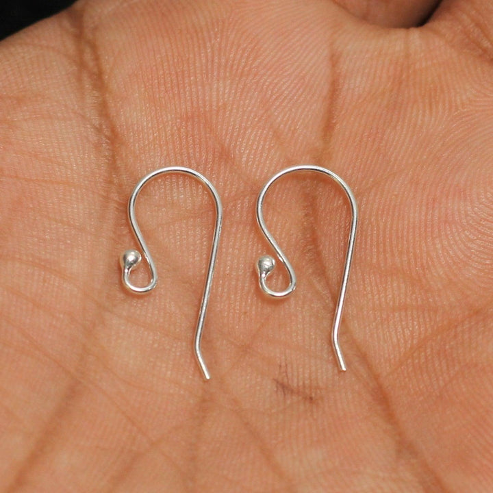 92.5 Sterling Silver 0.7mm Wire Shepherd Ear wire