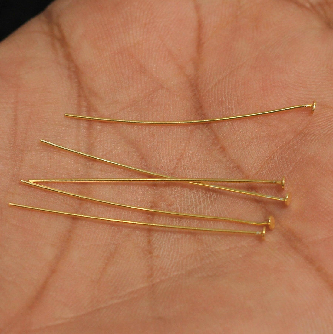 Sterling Silver 40mm Headpin with Flat Head