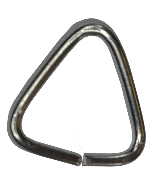 92.5 Sterling Silver 8mm Triangle Open Jump Rings