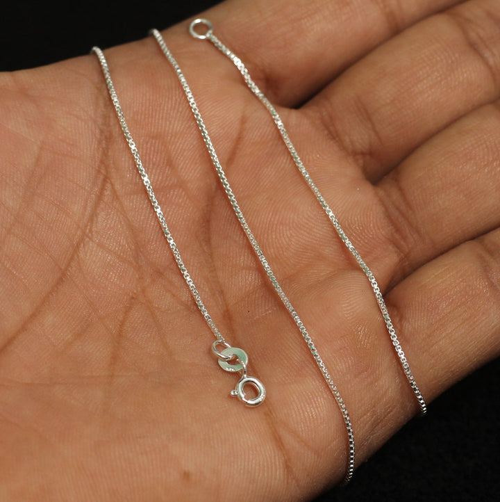 Sterling Silver Box Chain