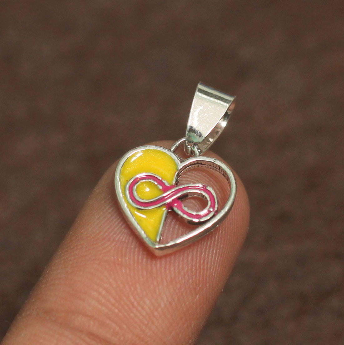 13x12mm, 92.5 Sterling Silver Heart Charms