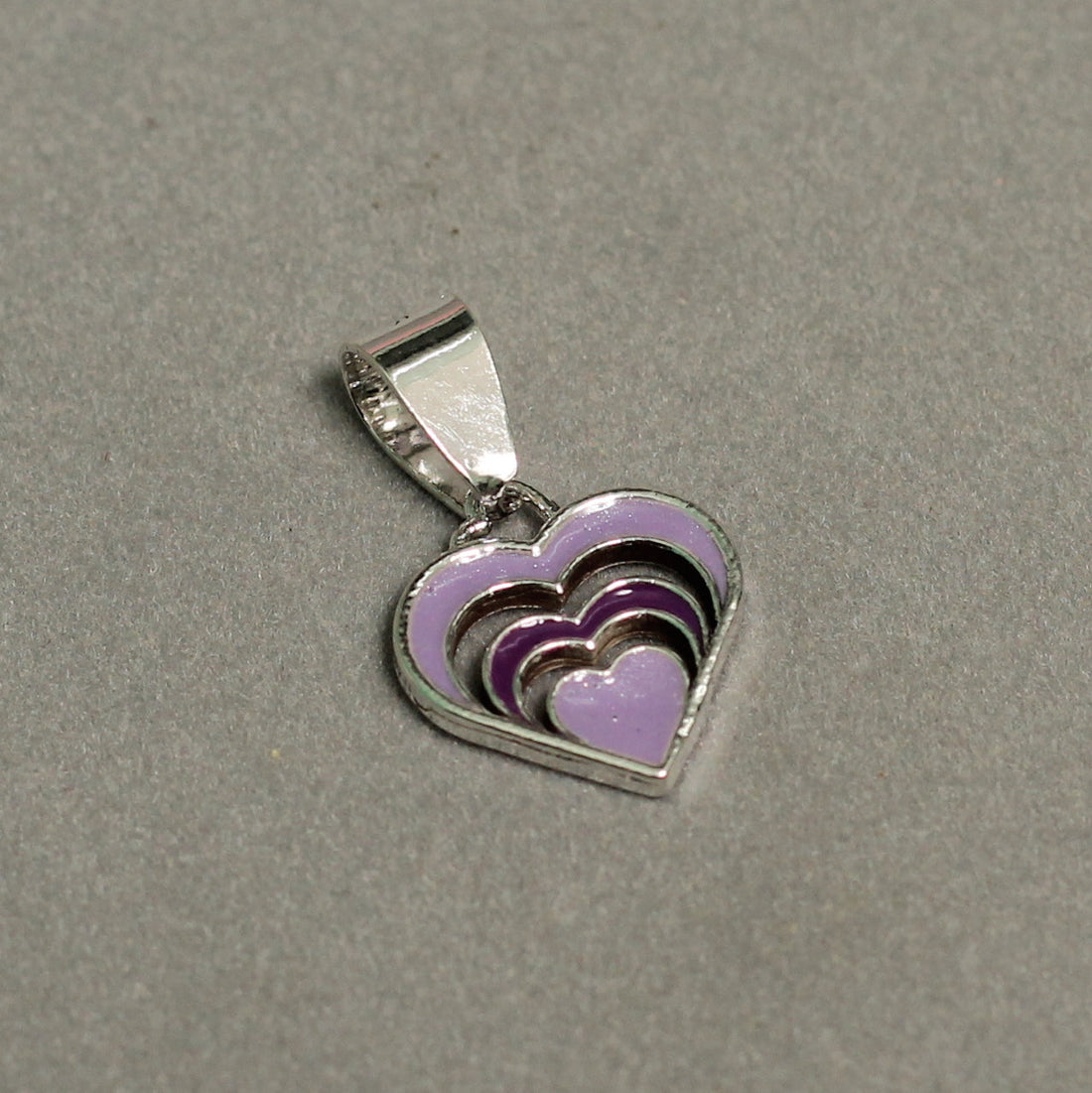 14x12mm, 92.5 Sterling Silver Heart Charms