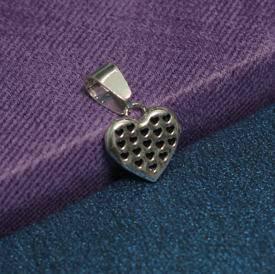 12x12mm, 92.5 Sterling Silver Oxidized Heart Charms