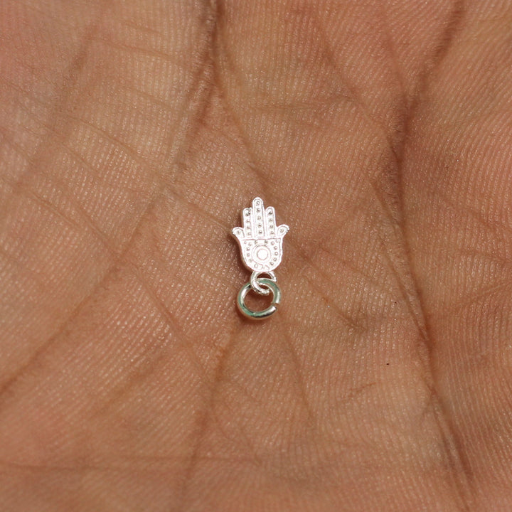 Sterling Silver Hamsa Hand Charm