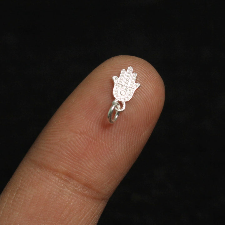 Sterling Silver Hamsa Hand Charm